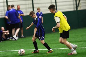 Conan Norris on the ball for Oxford Bulls.