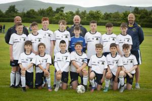 The Don Bosco’s u-12 squad pictured at Thornhill on Wednesday afternoon.