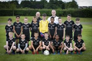 The Letterkenny Rovers u-12 squad pictured at Thornhill on Wednesday afternoon.