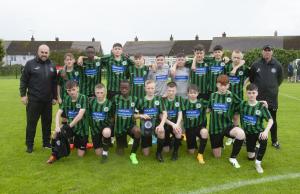 St. Malachy’s (Belfast) u-15 squad.