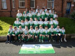 Letterbarrow FC pictured at Monday's Foyle Cup parade.