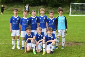 The Greencastle FC under-8's team.