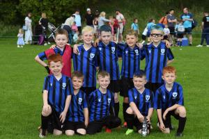 The Oxford United Colts under-8's team.