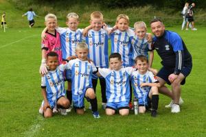 The Strabane Athletic under-8's team.