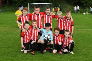 The Tristar FC under-8's team.