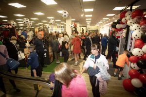A packed O'Neills Superstore during Monday's Foyle Cup parade.