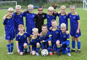 The Eglinton Eagles under-9's team pictured at the Waterside Shared Village.