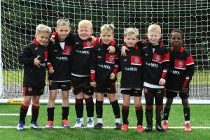 The Omagh Town FC under-8's team pictured at Lisneal College.