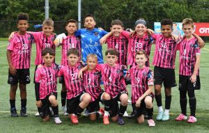 The Patruno FB (USA) under-11's team pictured at the Vale Centre.