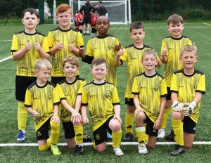The Illistrin under-8's pictured at Waterside Shared Village.