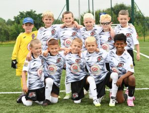 The Maiden City under-8's pictured at Waterside Shared Village.