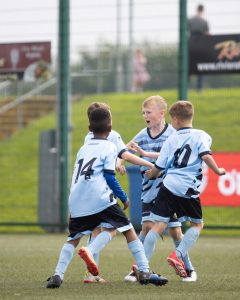 Greencastle-under-10s-Players-Celebrate-an-moment-of-success-on-Thursday-at-Leafair-against-Eglinton
