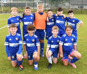 The Buncrana Hearts under-9's team which took part in the O'Neills Foyle Cup.