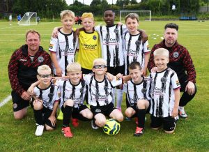 The Clooney FC under-9's team which took part in the O'Neills Foyle Cup.