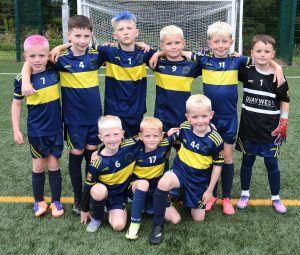 The Don Bosco's under-8's team which took part in the O'Neills Foyle Cup.