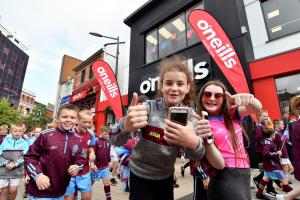 A big thumbs up for the O'Neill's Foyle Cup parade.